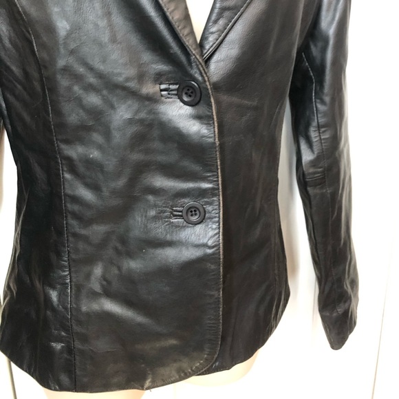 Nordstrom Rubbish leather jacket size large - Picture 3 of 11
